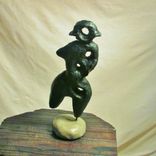 Shawn Tyler Art Dance 'Stone' Sculpture Brutalist Cubist Modern 4 small