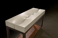 Fluidity Concrete Sink W/ Black Steel Vanity Base 2 small
