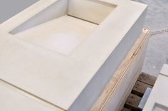 Custom Concrete Ramp Sinks With Interlocking Shower Panel Grooves 2 small