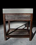 Rustic Modern Concrete, Wood, & Steel Vanity 2 small