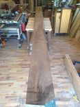 Figured Walnut Mantle Beam - 13'6 3 small