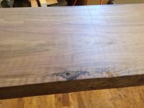 Figured Walnut Mantle Beam - 13'6 4 small