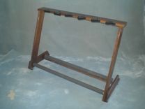 Deluxe 6 Space Guitar Stand With Wheels And Security Straps 1 small
