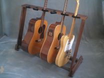 Deluxe 6 Space Guitar Stand With Wheels And Security Straps 5 small
