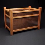 Magazine Box/Rack (Walnut/Pine) 1 small