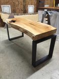 Custom Live Edge Coffee Table With Floating Legs 2 small