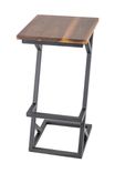 Heavy Duty Wood And Steel Barstool 2 small