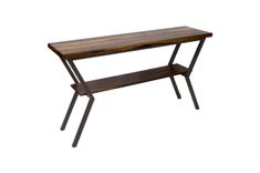Modern Wood And Steel Console Table 4 small