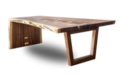 Live Edge Walnut Waterfall Coffee Table 6 small