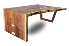 Live Edge Walnut Waterfall Coffee Table 7 small
