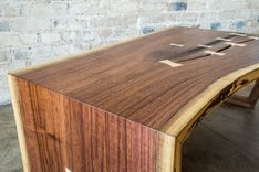 Live Edge Walnut Waterfall Coffee Table 3 small