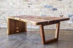 Live Edge Walnut Waterfall Coffee Table 4 small