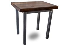 Modern Side Tables With Raw Steel Base 4 small