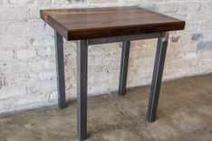 Modern Side Tables With Raw Steel Base 3 small