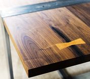 Industrial Walnut Conference Table 4 small