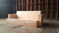 Modernist Maple Sofa Storage Frame 1 small