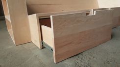 Modernist Maple Sofa Storage Frame 3 small