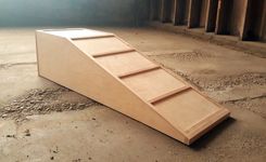 Modernist Maple Pet Ramp Ottoman With Built In Storage 1 small