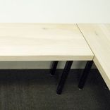 Steel + Poplar Benches 2 small