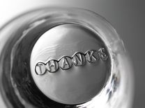 Pair Of Custom Hand Made Rocks Glasses 2 small