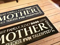 Mother , Friends,Trust, Family, Kind, Boss, Love, Example, Patience, Teacher, Fun, Talented Mother 3 small