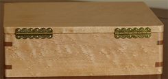 Birdseye Maple Ring Box 4 small