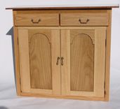 Bubinga & Oak Cabinet 1 small