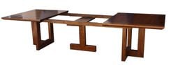 Mid-Century Modern Metro Extension Trestle Dining Table 2 small
