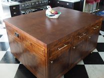 Butcher Block Island Top End Grain Cherry 1 small