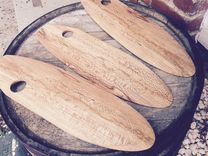 Wood Pizza Cutter / Serving Knife 2 small