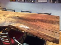 Slab Walnut Community Table 2 small