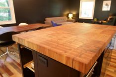 End Grain Ambrosia Maple Island Top 6 small