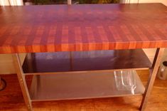 End Grain Sapele Or Mahogany Island Top 2 small