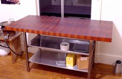 End Grain Sapele Or Mahogany Island Top 4 small