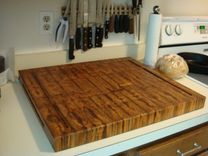 Ambrosia Maple End Grain Chopping Board, Butcher Block, Island 26 small