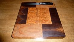 Walnut End Grain Chopping Board, Butcher Block, Island 25 small
