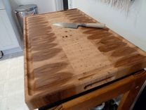 Hickory End Grain Chopping Board, Butcher Block, Island 3 small
