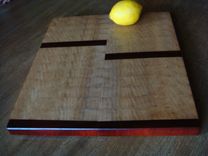Patchwork Mixed Wood End Grain Chopping Board, Butcher Block, Island 10 small