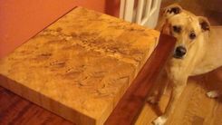 Ambrosia Maple End Grain Chopping Board, Butcher Block, Island 39 small