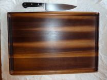 Edge Grain Cutting Board, Carving Board, Food Prep Board, Counter Top 4 small