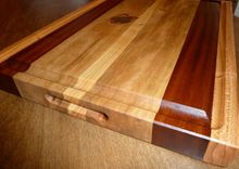 Edge Grain Cutting Board, Carving Board, Food Prep Board, Counter Top 6 small