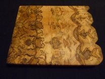 Spalted Sycamore End Grain Chopping Board, Butcher Block, Island 11 small
