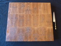 Ambrosia Maple End Grain Chopping Board, Butcher Block, Island 29 small