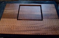 Butcher Block Island Counter Top With Cut-Out 4 small