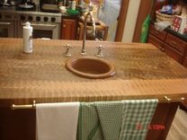 Spalted Maple End Grain Butcher Block Island Top 4 small