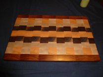 Custom Traditional Workhorse Chopping Board, With Exotic Accents 5 small