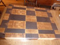 Patchwork Mixed Wood End Grain Chopping Board, Butcher Block 3 small