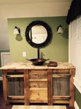 Reclaimed Wood Rustic Vanity 1 small