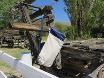 Antique Flour Sack Traveler 2 small