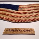 Baseball American Flag Artwork - Made From Actual Used Baseballs 3 small